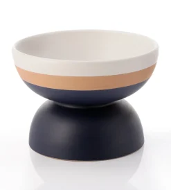 Schale mit Marineblauem Boden von Ettore Sottsass für Bitossi