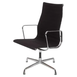 Schwarzer Hopsak EA-108 Stuhl von Charles Eames für Vitra