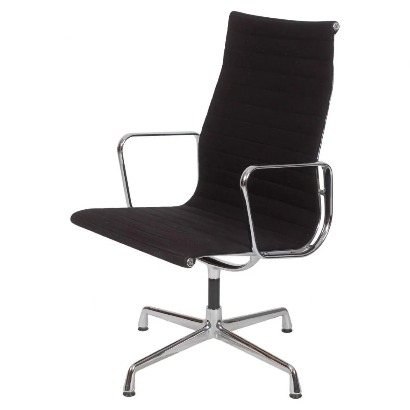 Schwarzer Hopsak EA-108 Stuhl von Charles Eames für Vitra