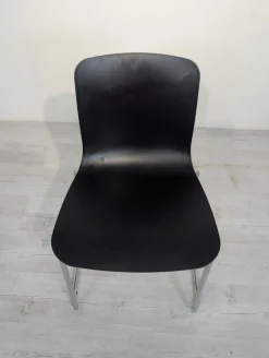 Schwarzer Stuhl von Jasper Morrison für Vitra