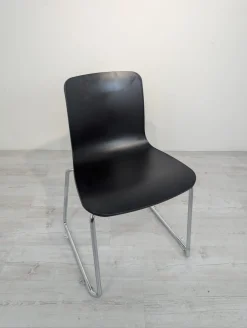 Schwarzer Stuhl von Jasper Morrison für Vitra