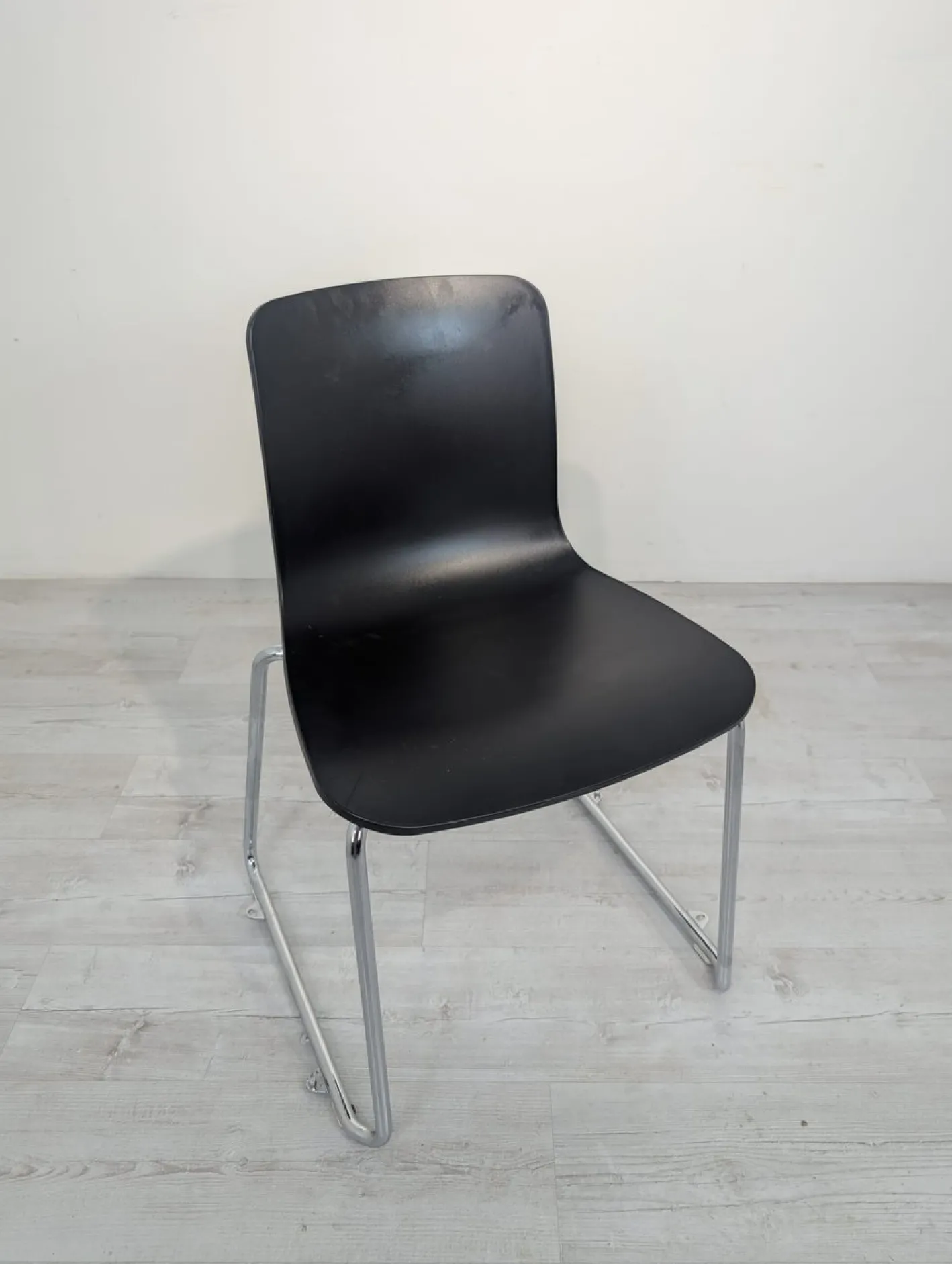 Schwarzer Stuhl von Jasper Morrison für Vitra
