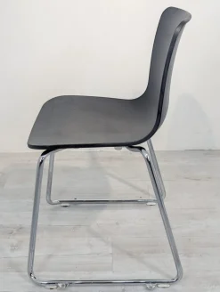 Schwarzer Stuhl von Jasper Morrison für Vitra
