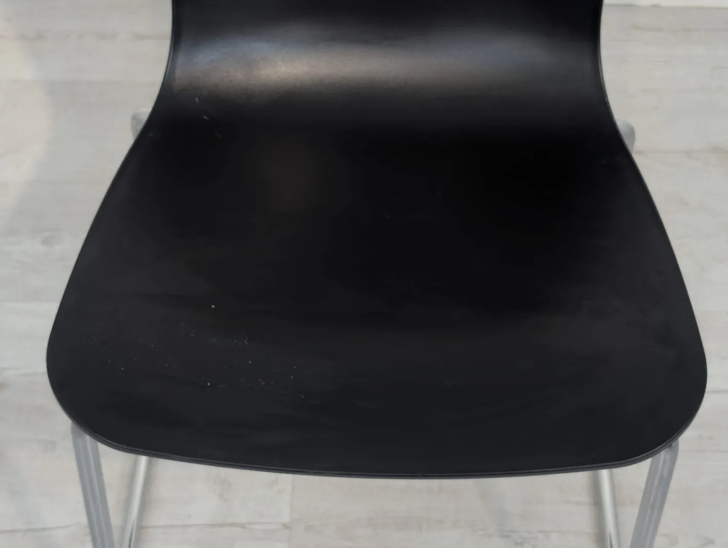 Schwarzer Stuhl von Jasper Morrison für Vitra