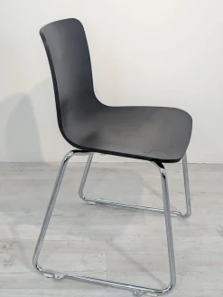 Schwarzer Stuhl von Jasper Morrison für Vitra