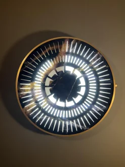 Schwarze Tempus Marmoruhr von Ben Rousseau