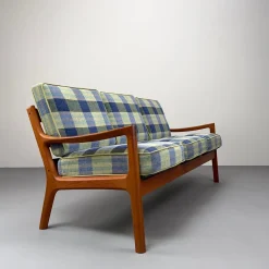Senator 3-Sitzer Sofa aus Teak von Ole Wanscher für Cado, Denmark, 1970er
