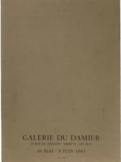 Serge Hélia, Abstract Composition, 1963, Lithographie