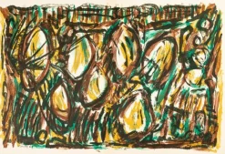 Serge Hélia, Abstract Composition, 1963, Lithographie