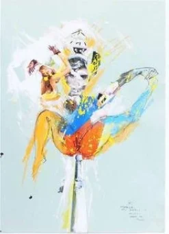 Sergio Barletta, Circus of the Sun Nr. 2, 1990er, Mixed Media Collage