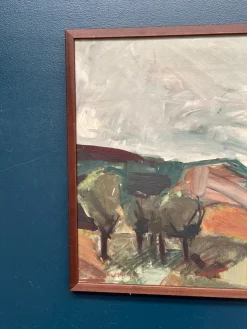 S. Hagman, Four Trees, 1979, Öl auf Leinwand, gerahmt