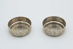 Silberne Untersetzer, 2er Set