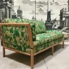 2-Sitzer Schlafsofa aus Bambus, 1960er