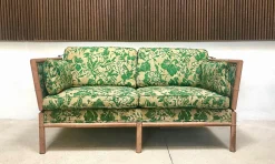 2-Sitzer Schlafsofa aus Bambus, 1960er