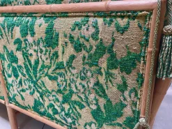 2-Sitzer Schlafsofa aus Bambus, 1960er