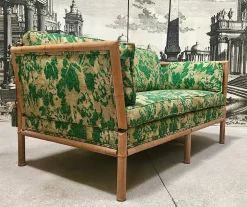 2-Sitzer Schlafsofa aus Bambus, 1960er