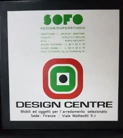 Sitzgruppe von Superstudio für Poltronova, 1966, 3er Set