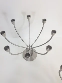 Skandinavischer Moderner Kerzenhalter aus Stahl von M. Hagberg für Ikea, 1970er