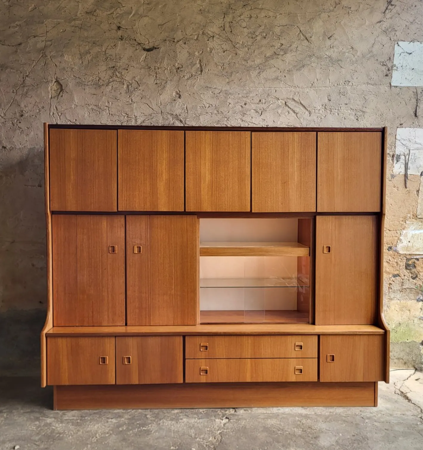 Skandinavisches Teak Buffet, 1970er