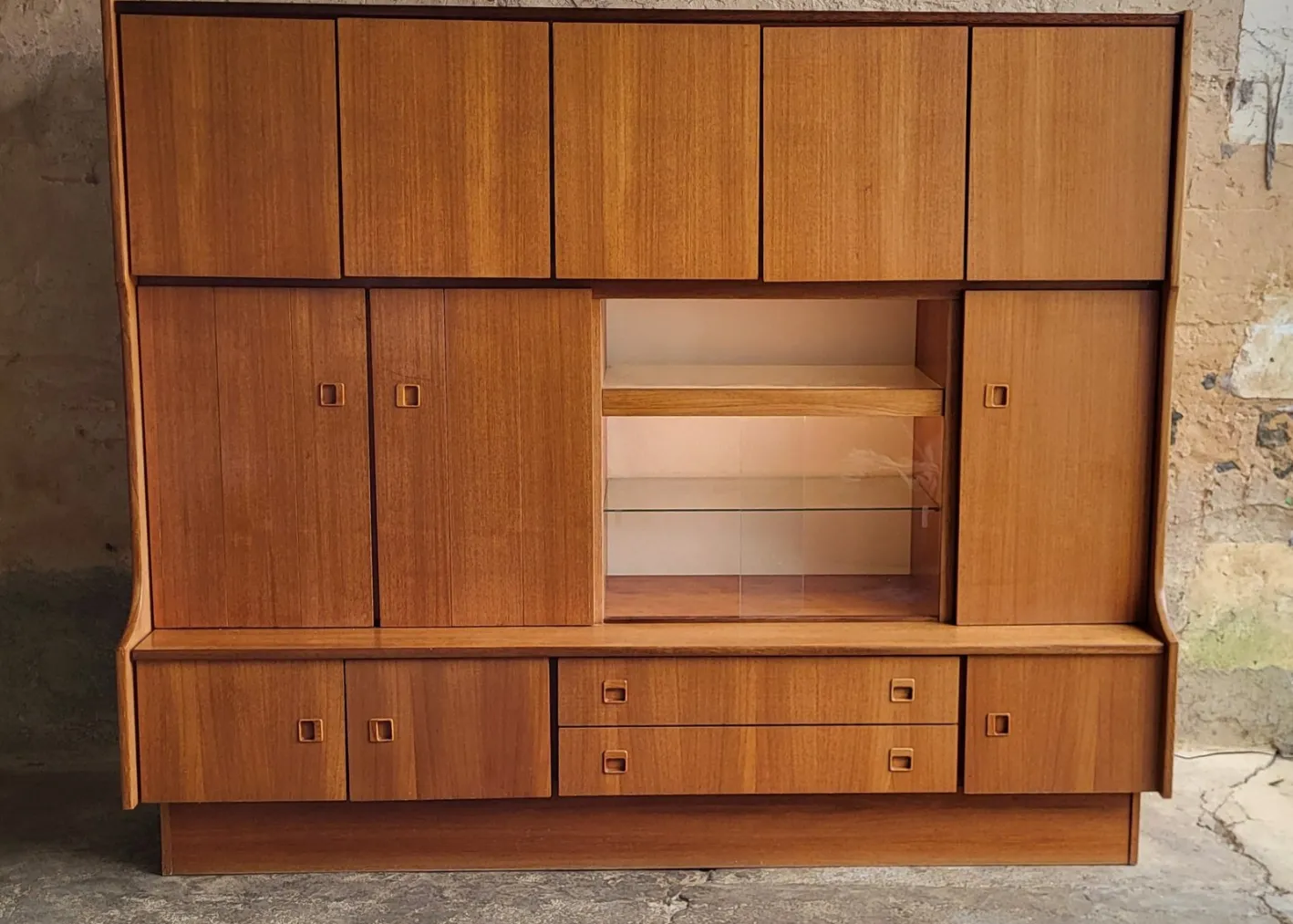 Skandinavisches Teak Buffet, 1970er