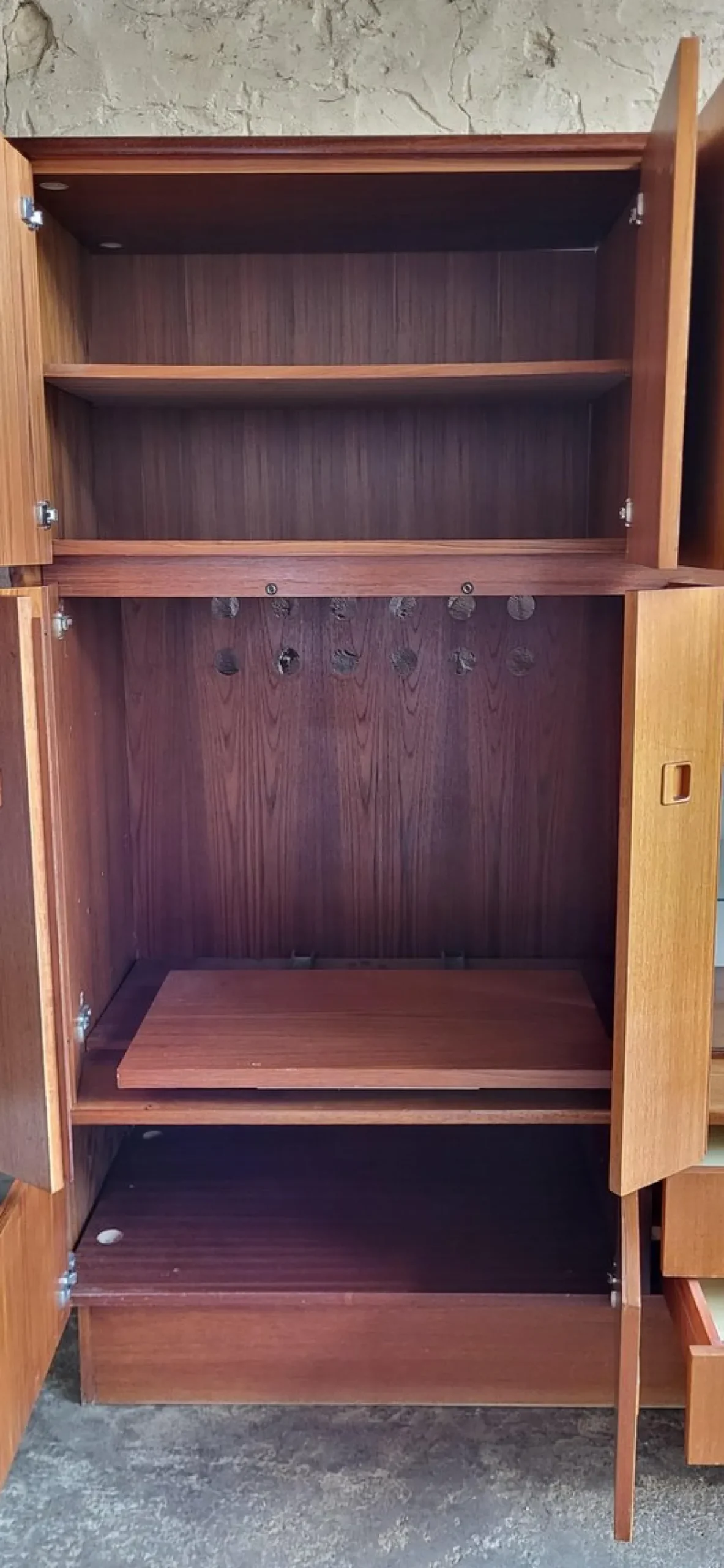 Skandinavisches Teak Buffet, 1970er