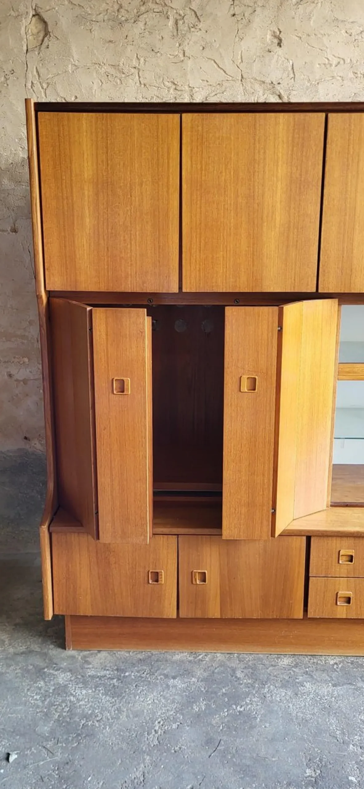 Skandinavisches Teak Buffet, 1970er