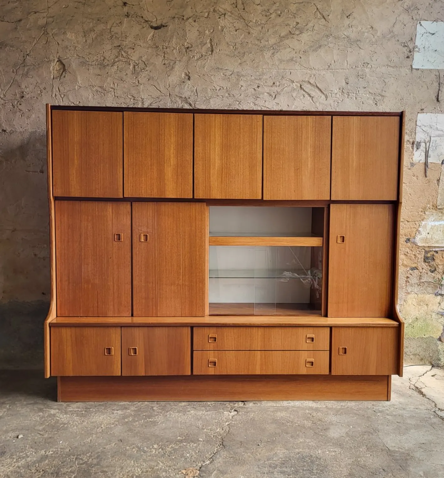 Skandinavisches Teak Buffet, 1970er