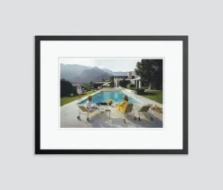 Slim Aarons, Poolside Glamour Druck, Druck auf Fotopapier, Gerahmt