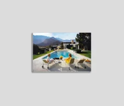 Slim Aarons, Poolside Glamour Druck, Druck auf Fotopapier, Gerahmt