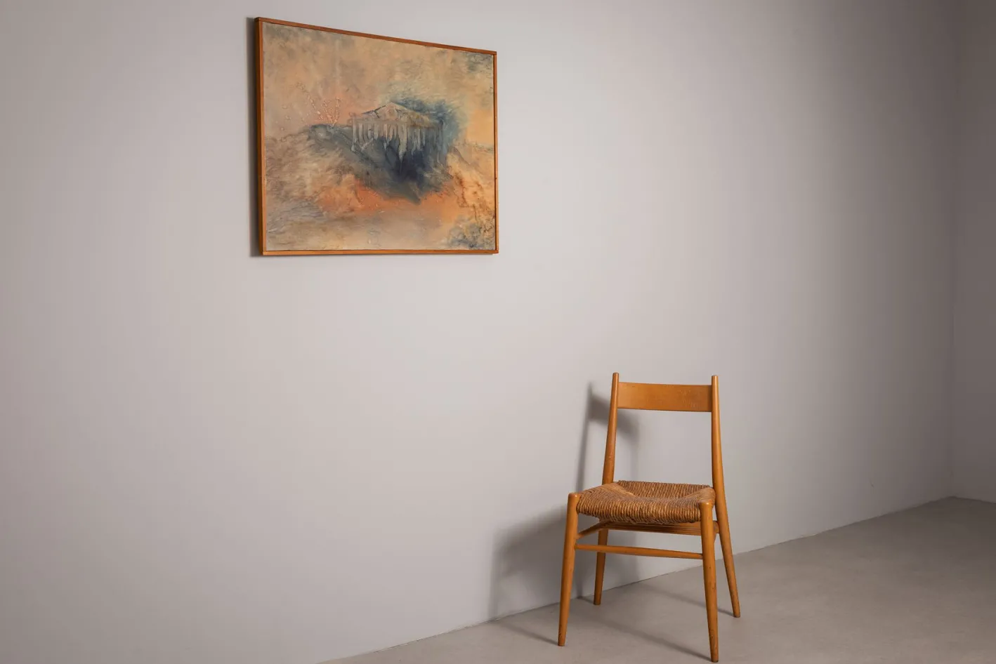 S. Martiny, Abstrakte Landschaft, 1987, Aquarell