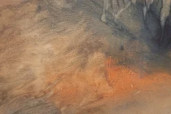 S. Martiny, Abstrakte Landschaft, 1987, Aquarell