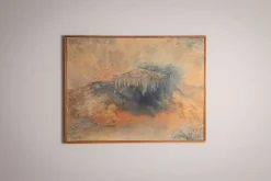 S. Martiny, Abstrakte Landschaft, 1987, Aquarell
