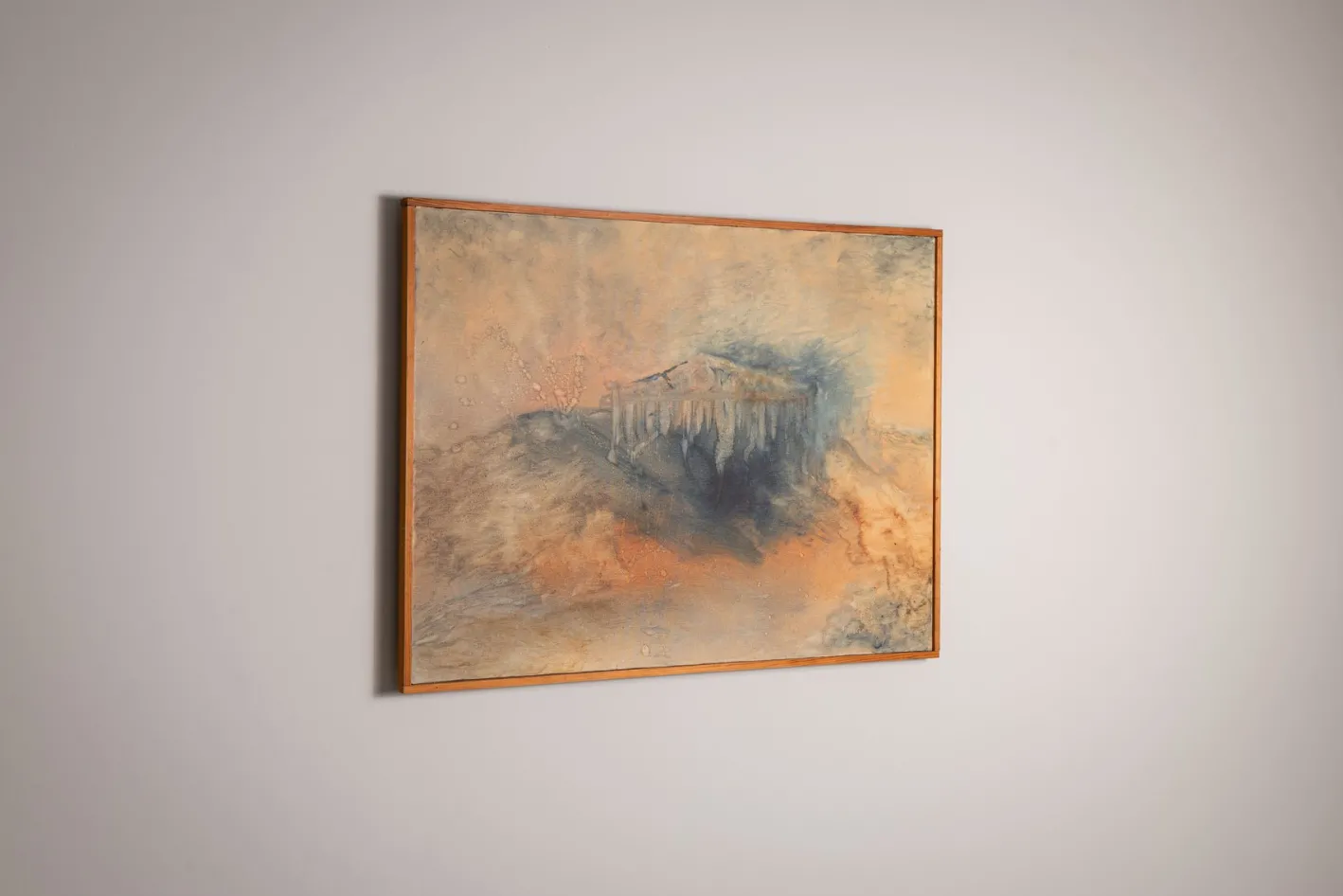 S. Martiny, Abstrakte Landschaft, 1987, Aquarell