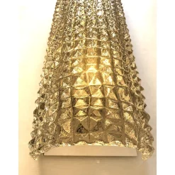 Smoked-Fumècrocodile Wandleuchten aus Muranoglas von Simoeng für Simoeng, 2er Set