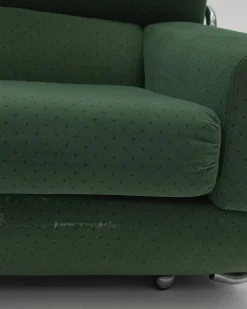 Sofa & Sessel mit Stahlrohrgestell, 1970er, 3er Set