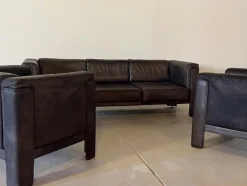 Sofa & Sessel von IP sit, 1980er, 3er Set
