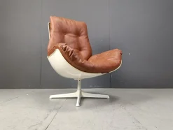 Space Age Drehsessel mit Fiberglas, 1960er