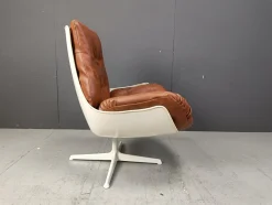 Space Age Drehsessel mit Fiberglas, 1960er