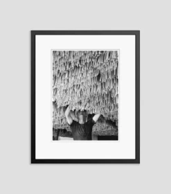 Spaghetti Drying Druck von Alfred Eisenstaedt