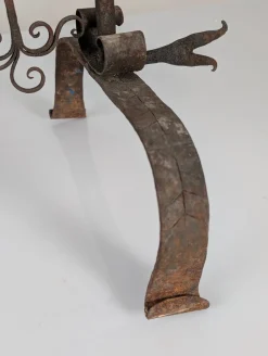 Spanischer Kaminschirm aus Schmiedeeisen, 1880er