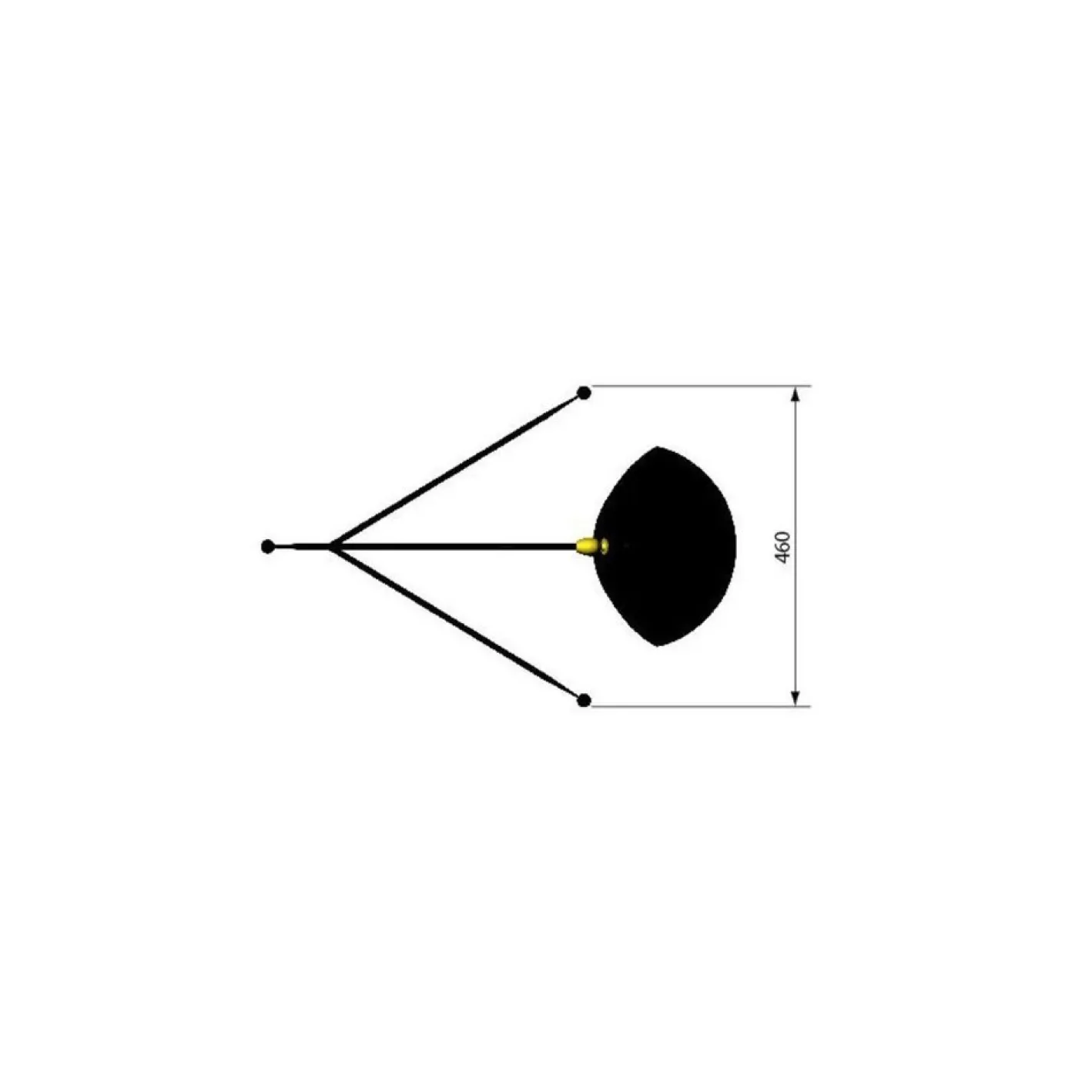 Stehlampe von Serge Mouille