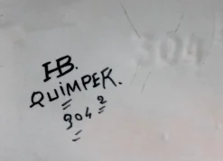 Steingut Pflanzer mit Dekoration, Frühes 20. Jh