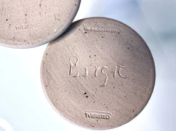 Studio Ceramic Art Kerzenhalter von Vendelbo Stentøj, Tversted, Dänemark, 1970er, 2er Set