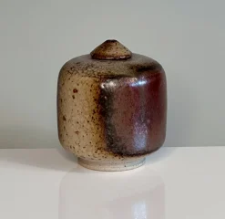 Studio Ceramic Art Öllampe von Kaj Henning Jensen für KH Keramik Stensved, Dänemark, 1960er