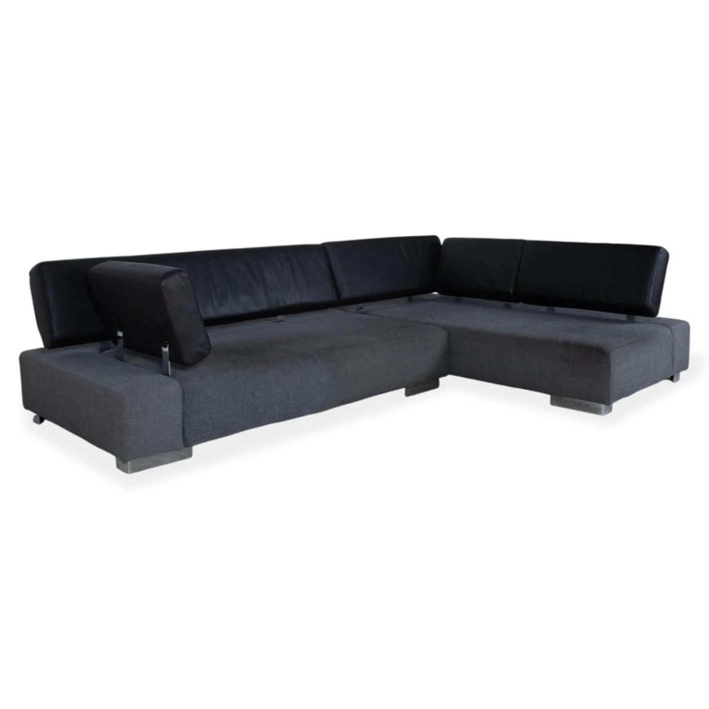Sunrise Ecksofa aus Leder mit Funktion von Brühl