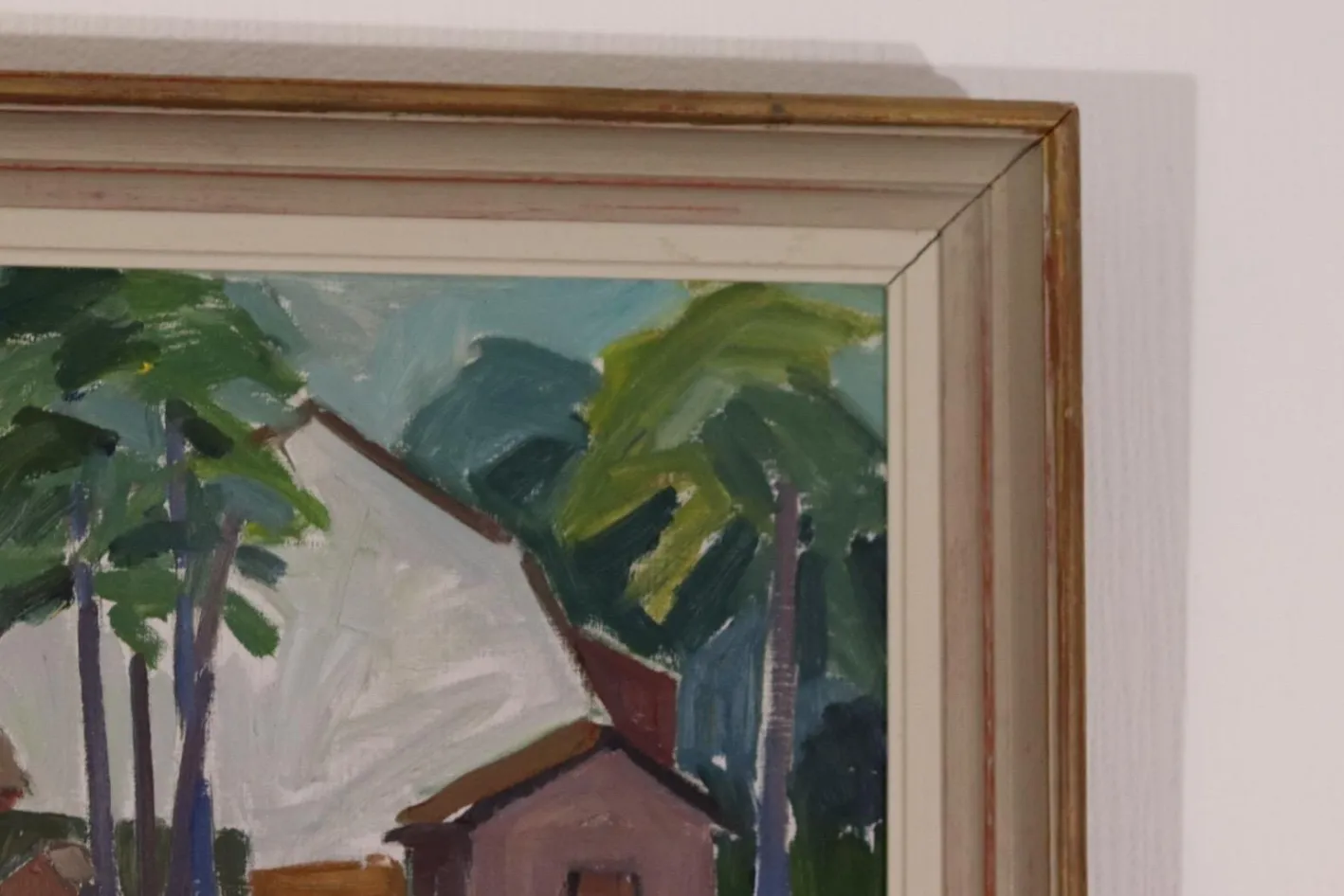 Sven Linder, Uppsala, 1960er, Öl auf Leinwand, Gerahmt