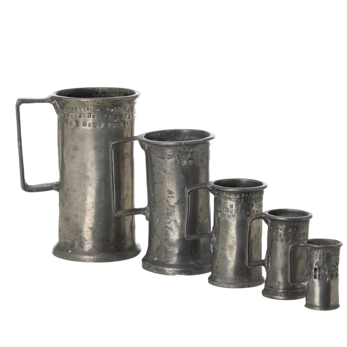 Tassen, 1800er, 5er Set