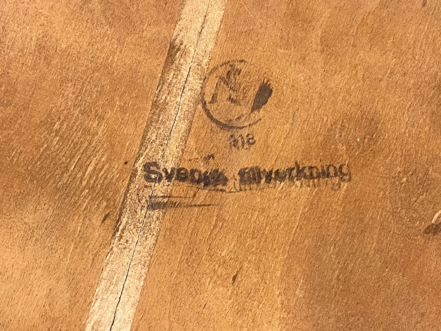 Teakholz Stuhl, Schweden, 1960er