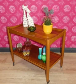 Teak Servierwagen, 1960er