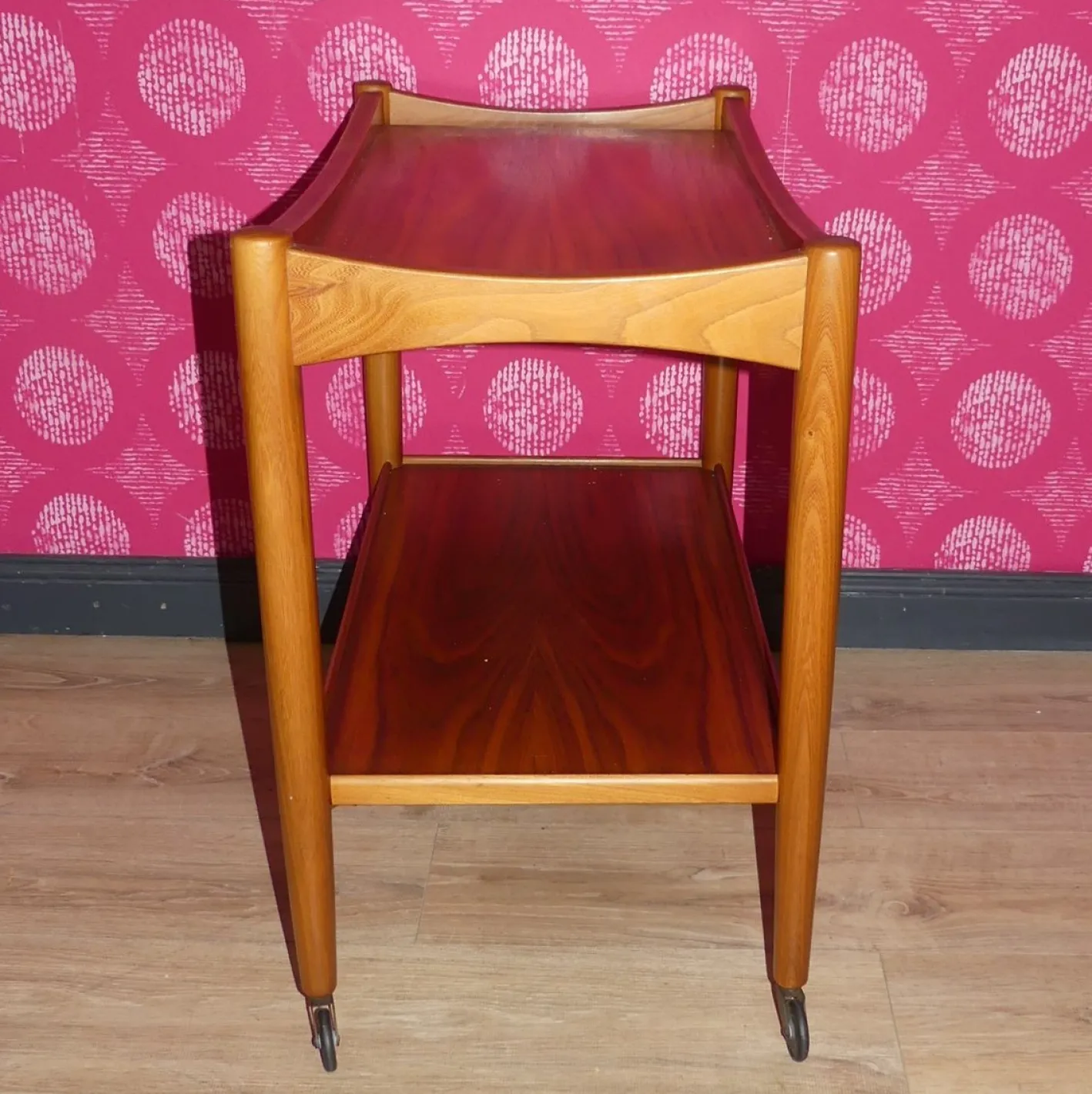 Teak Servierwagen, 1960er